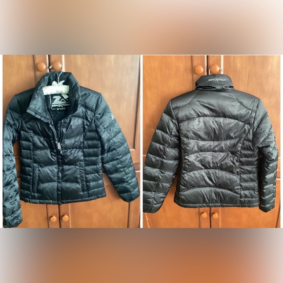🚨 ZeroXposur Black Down Jacket Size Small - Picture 1 of 4